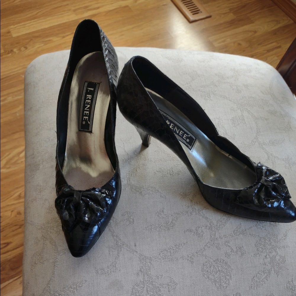 J.Renee Snake skin black